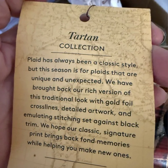 Patricia Nash Tartan Plaid Kiss Lock Frame Bag Anniversary Leather Purse - Picture 9 of 10